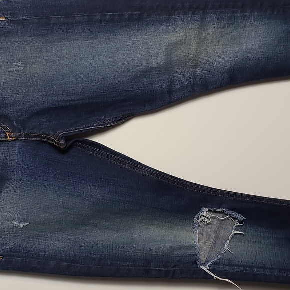 RAG & BONE High Rise Skinny Blue Jeans with Distressed Detailing Size 27 - Picture 9 of 16